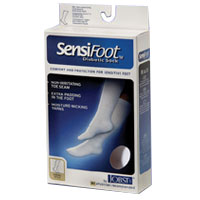 Jobst Sensifoot Socks, Knee Length 8-15 Mmhg Compression, Black Color, Size: Medium - 1 Pair
