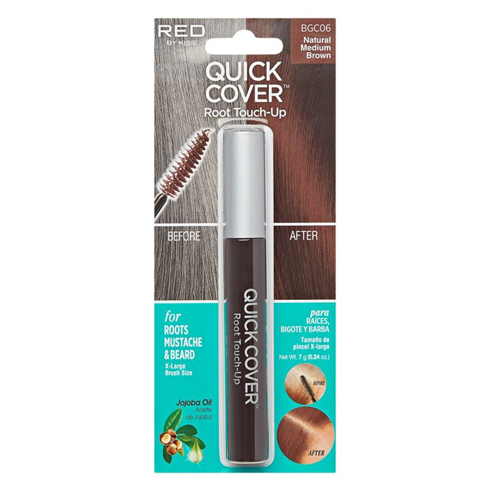 Kiss Red Quick Cover Root Touch Up Brush Natural Medium Brown X Large ...