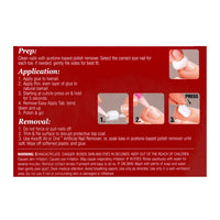 Kiss Full Cover Toenails, Short Length, 97 Ea