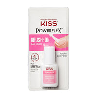 Kiss Power Flex Brush On Nail Glue, 0.17 Oz