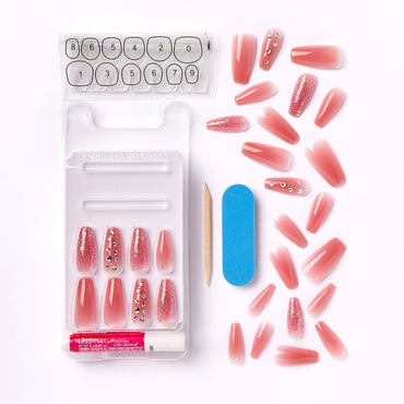 Kiss Jelly Fantasy 28 Count Rosey Long Length