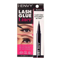 Kiss I Envy Lash Glue and Eye Liner, Black, 0.02 Oz