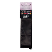 Red by Kiss Silky Satin Edge Laying Scarf, Black, 1 Ea