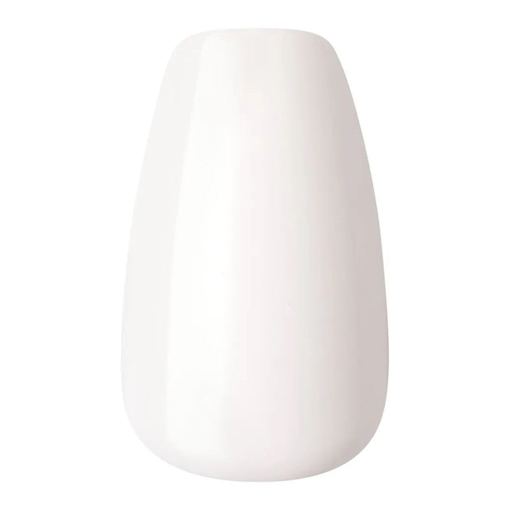 Kiss Impress Color Press-on Nails Frosting, Coffin Shape, Medium, 30 Ea