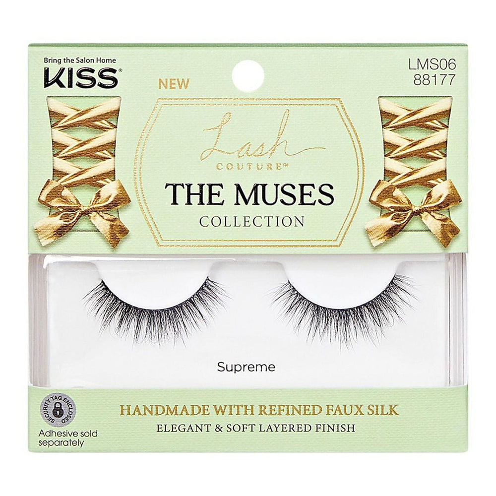 Kiss Lash Couture The Muses False Eyelashes Premium Lightweight Reusable Lash Set 1Ea