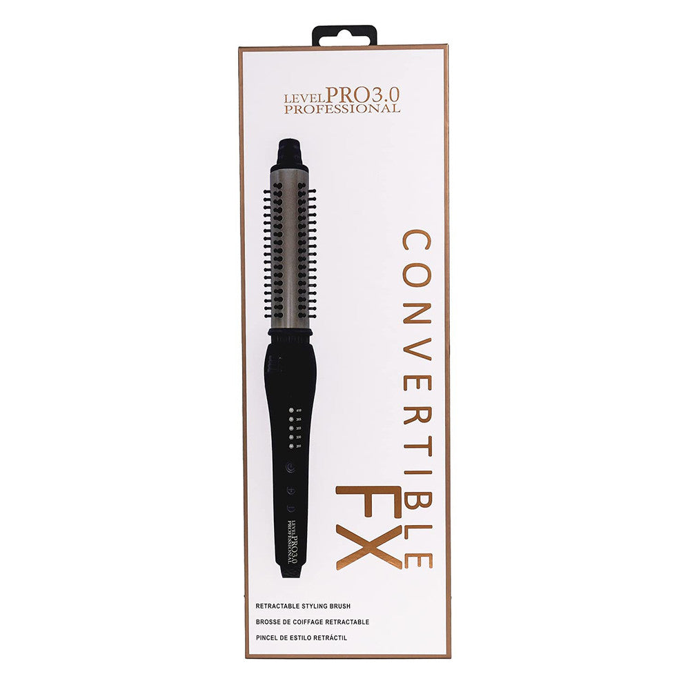 Level Pro 3.0 Professional Convertible FX Retractable Hair Styling Brush, 1 Ea