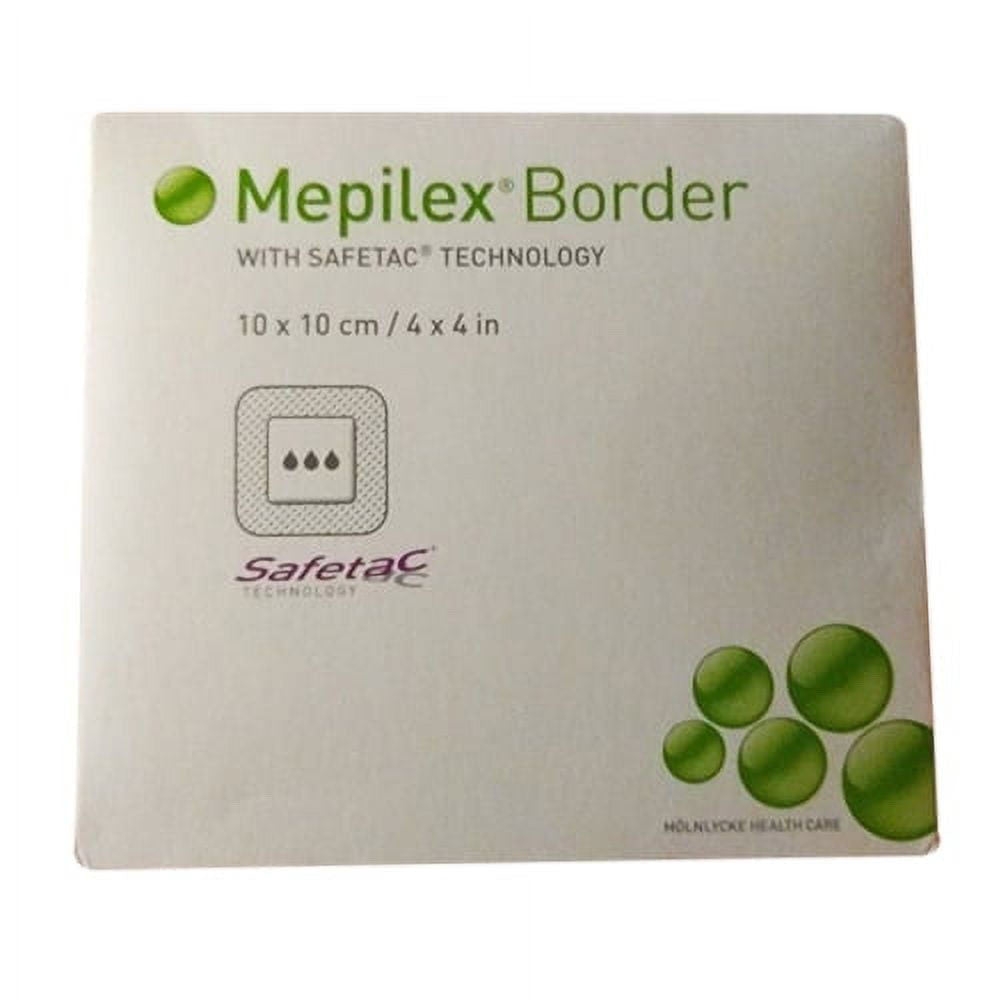 Mepilex Border 4x4 Inch Bandages, 1 Ea