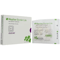 Mepilex Border Flex 3 x 3 Inch, Self Adherent Soft Silicone Foam Dressing, 5 Ea
