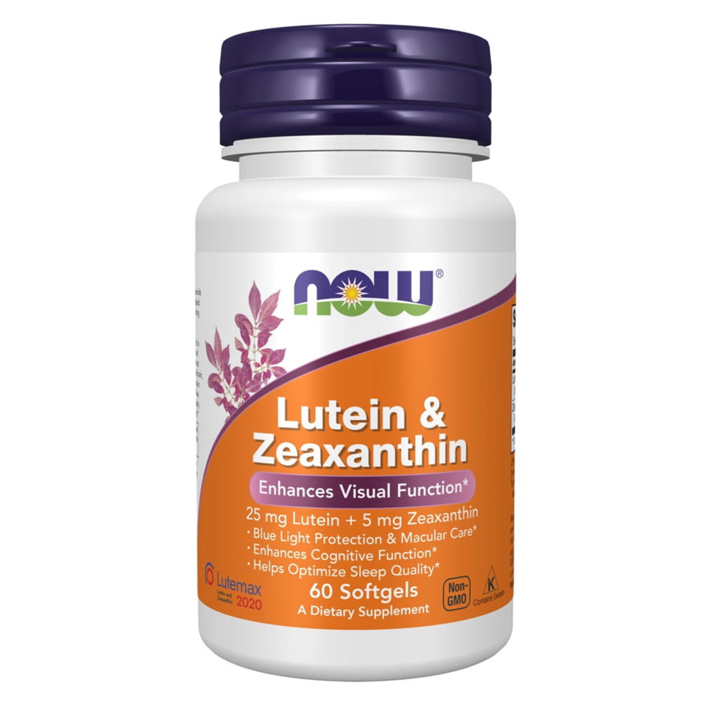 Now Foods Lutein and Zeaxanthin Softgels for Eye Health and Vision Support 60Ea