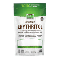 Now Foods Organic Erythritol Pleasant Sweetner, 16 Oz