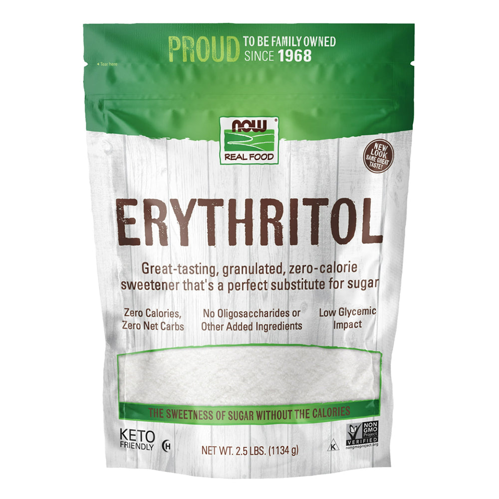 Now Real Foods Erythritol, 2.5 Lbs