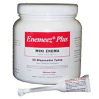 Enemeez Constipation Relief Plus Mini Enema Anesthetic Tubes 30Ea