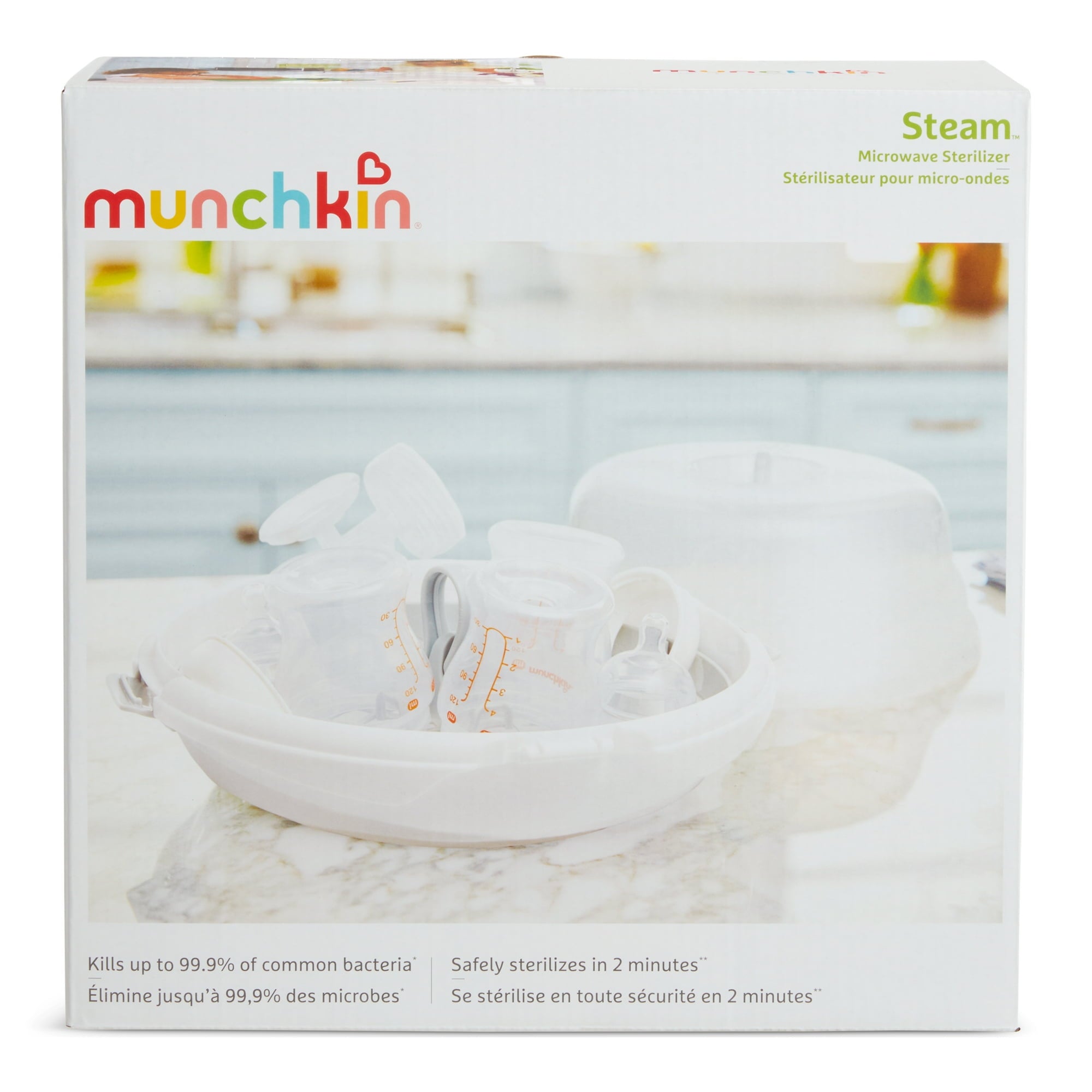 Munchkin Steam Guard Microwave Sterilizer For Baby Bottles - 1 Ea