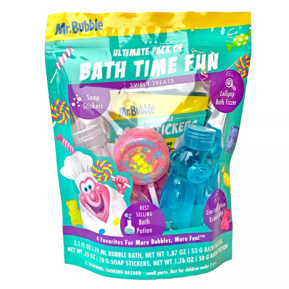 Mr Bubble Ultimate Pack of Bath Time Fun Soap, 4 Ea