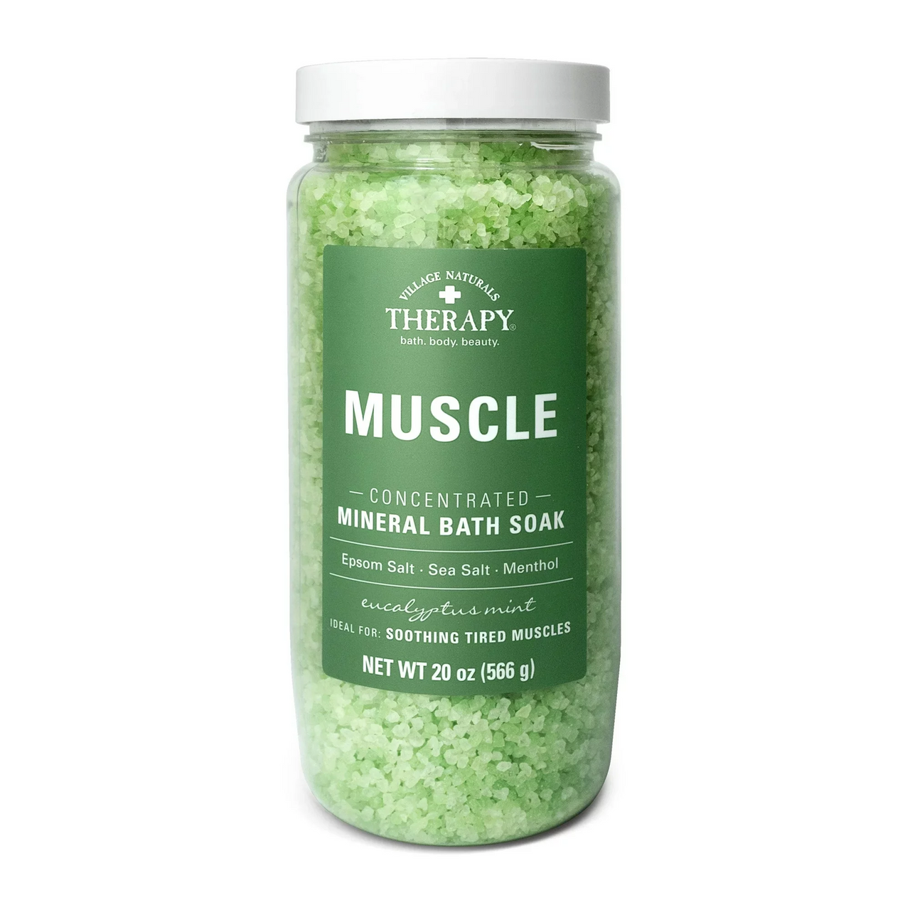 Village Naturals Therapy Aches And Pains Mineral Bath Soak, 20 oz