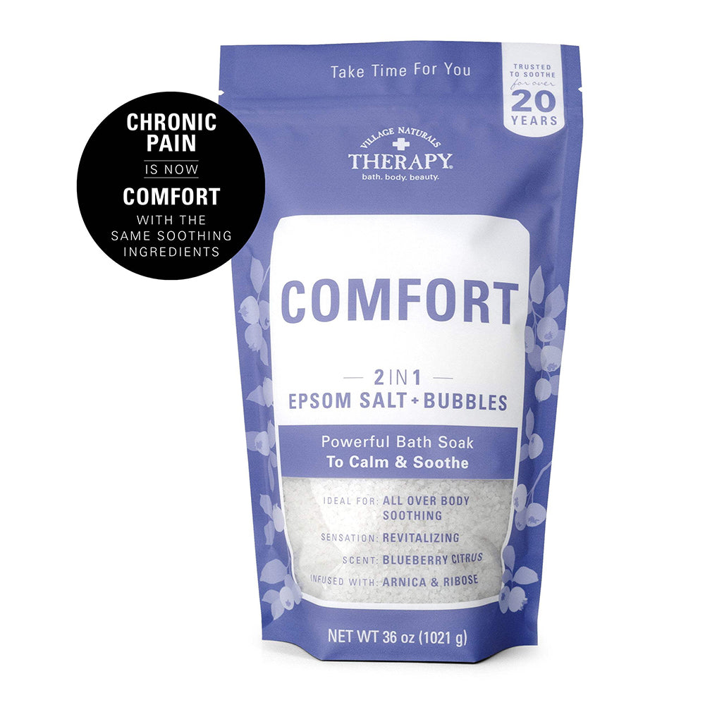 Village Naturals Therapy Chronic Pain and Fatigue Body Soak, 36 Oz
