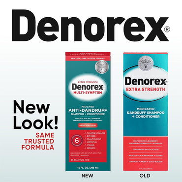 Denorex Extra Strength Dandruff Control Shampoo+Conditione, 10 Oz
