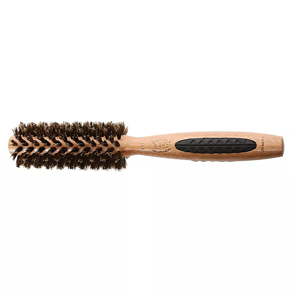 Bass Brushes Straighten and Curl Premium Bamboo Handle Small Round Hair Brush 1Ea