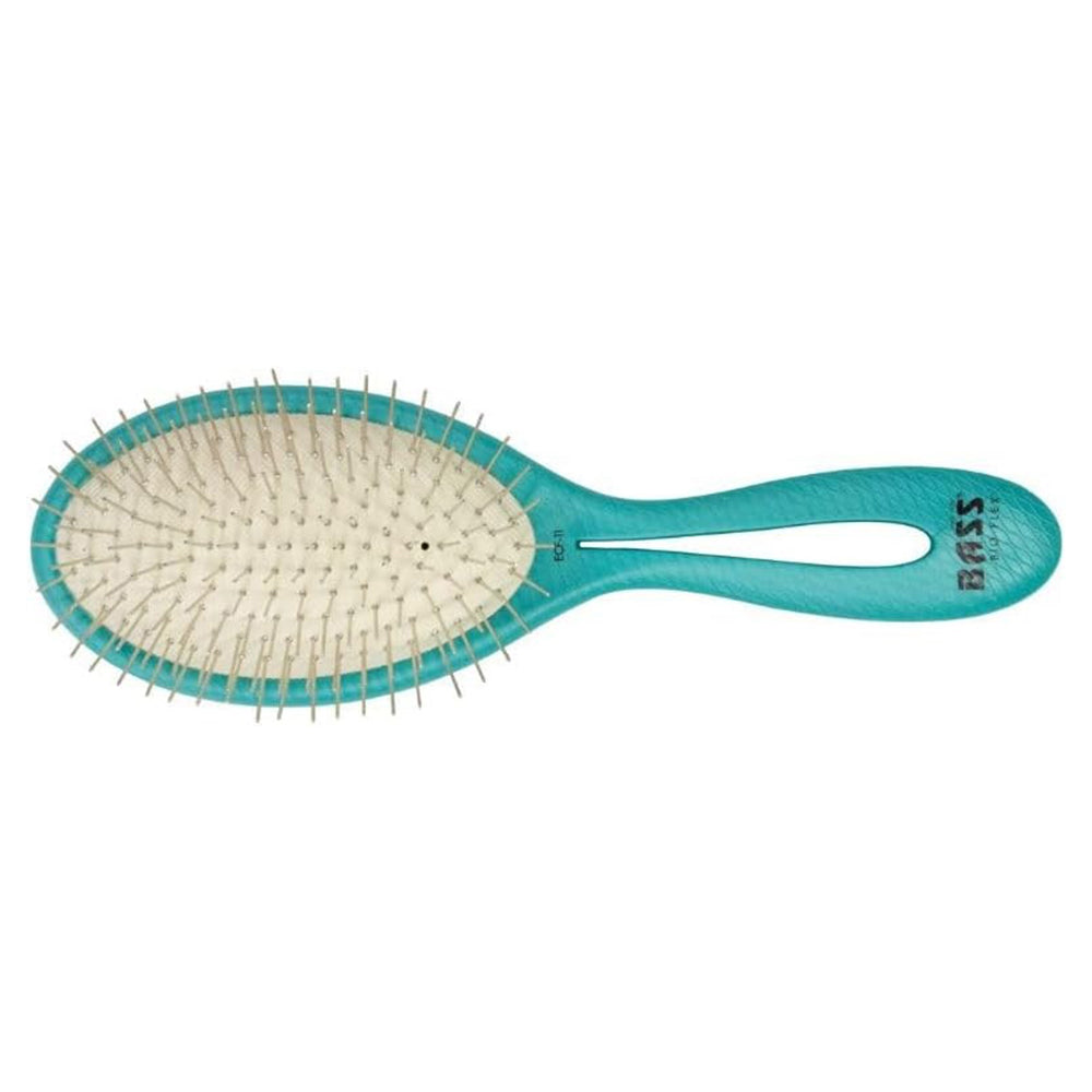 Bass Brushes Detangling Bio Flex Alloy Pin Oval Shape Brush for Pet 1Ea