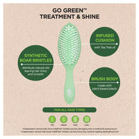 Wet Brush Go Green Treatment and Shine Brush, 1 Ea