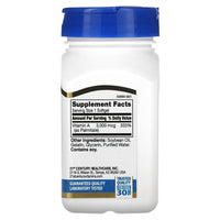 21st Century Vitamin A Eye Health Support 3000 Mcg Softgels, 110 Ea