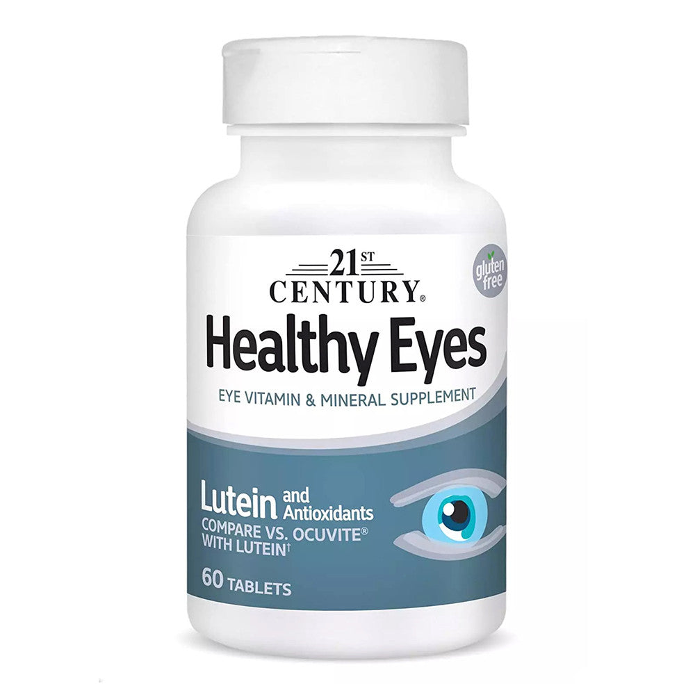21st Century Healthy Eyes Supplement Tablets with Lutein and Antioxidants, 60 Ea
