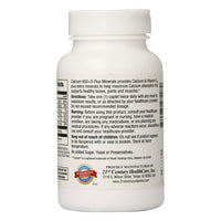 21st Century Calcium 600 Vitamin D3 Plus Minerals Supplement Tablets for Bone Support, 120 Ea