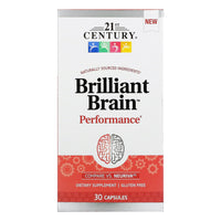 21st Century Brilliant Brain Performance Supplement Capsules, 30 Ea