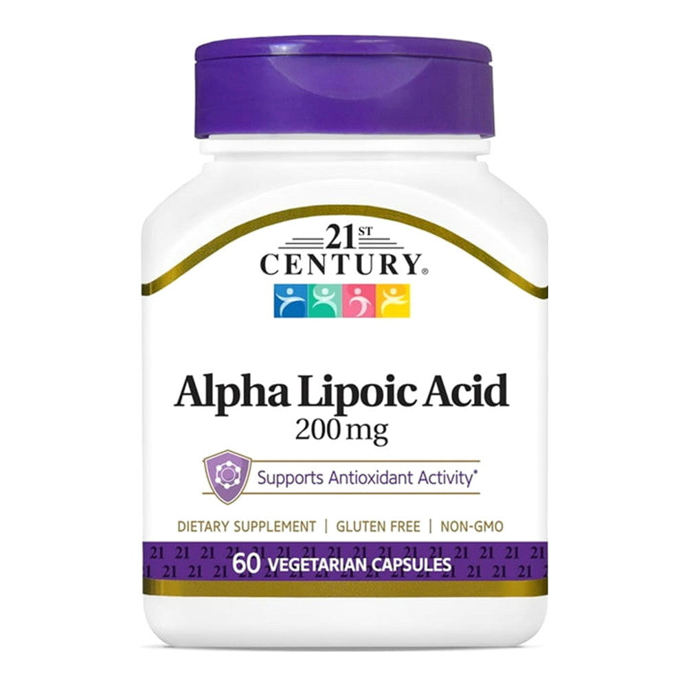 21St Century Alpha Lipoic Acid 200 Mg Supplement Capsules, 60 Ea