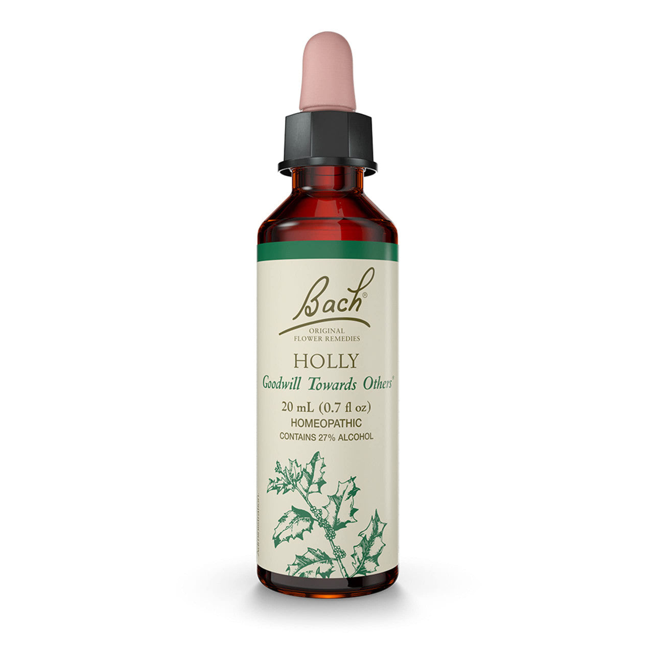 Bach Original Flower Essences For Nervous Tension, Holly 0.7 Oz
