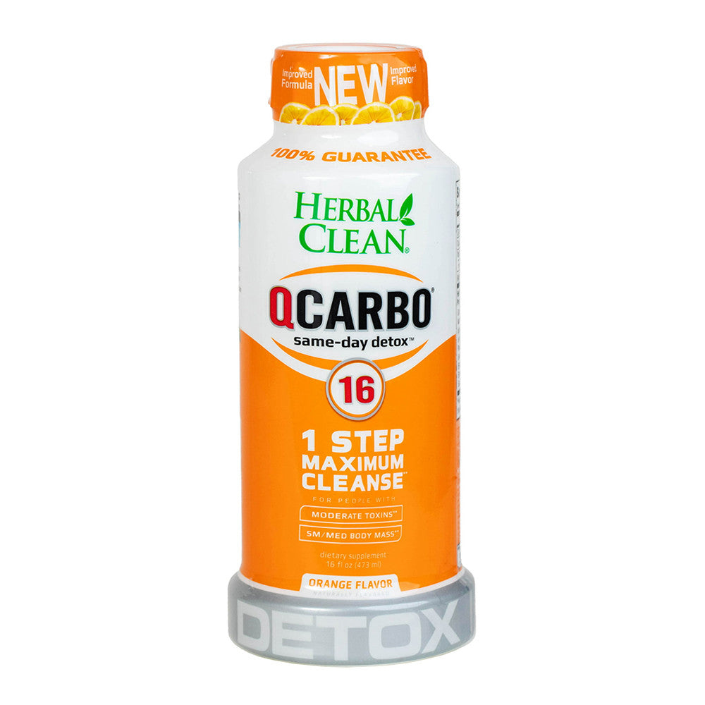 Herbal Clean Same Day Premium Detox Drink, Orange Flavor, 16 Oz