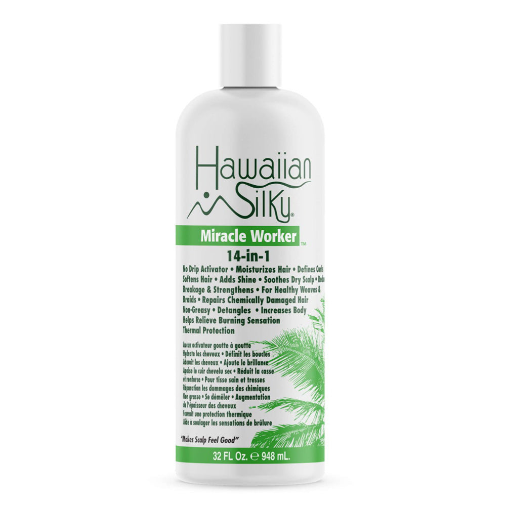 Hawaiian Silky 14 in 1 Miracle Worker Leave In Hair Treatment 32Oz (948ml)