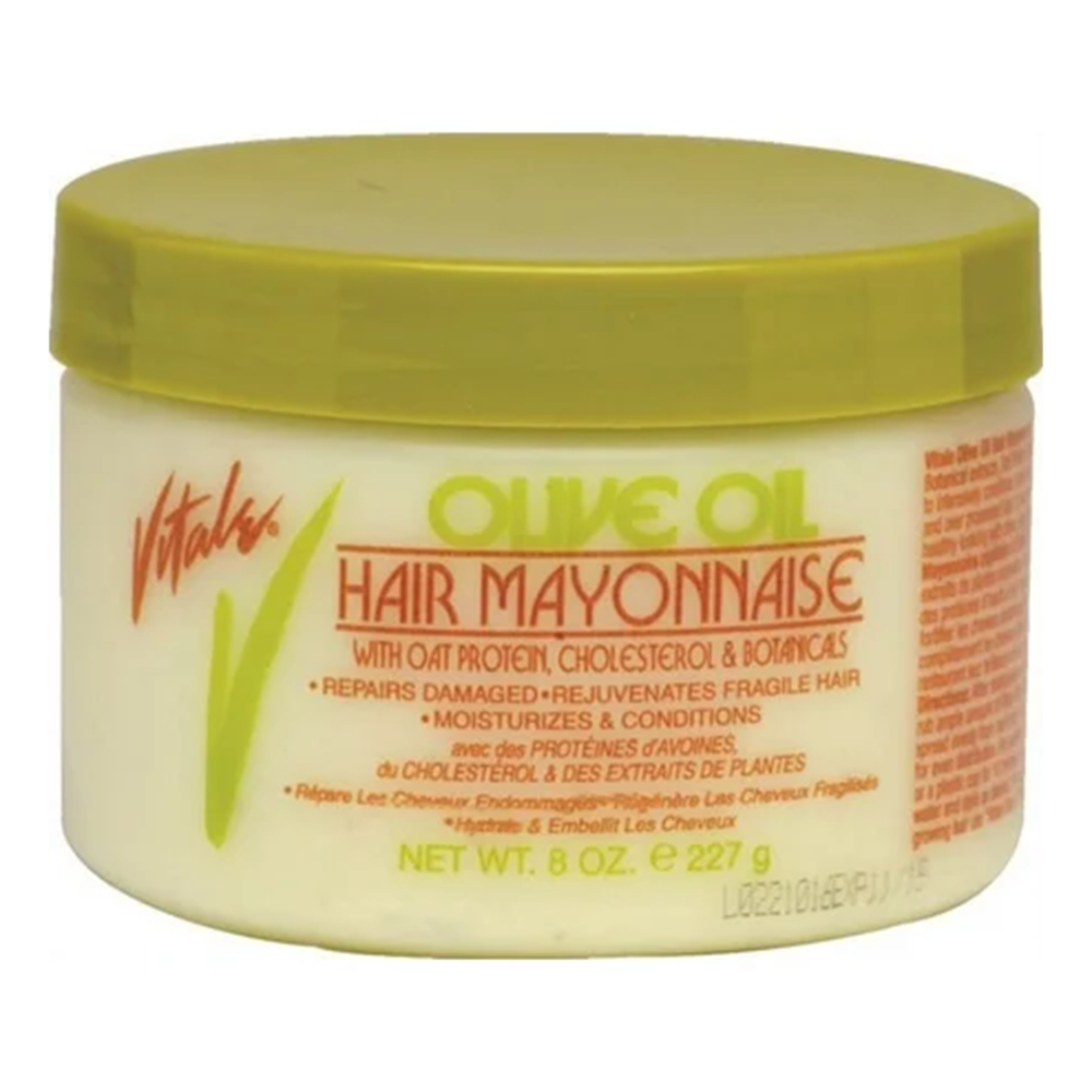 Vitale Olive Oil Hair Mayonnaise with Oat Protein Cholestrol Botanicals 8Oz (227g)