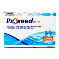 Proxeed Plus Dietary Supplement Packets for Mens Fertility and Reproduction, 30 Ea