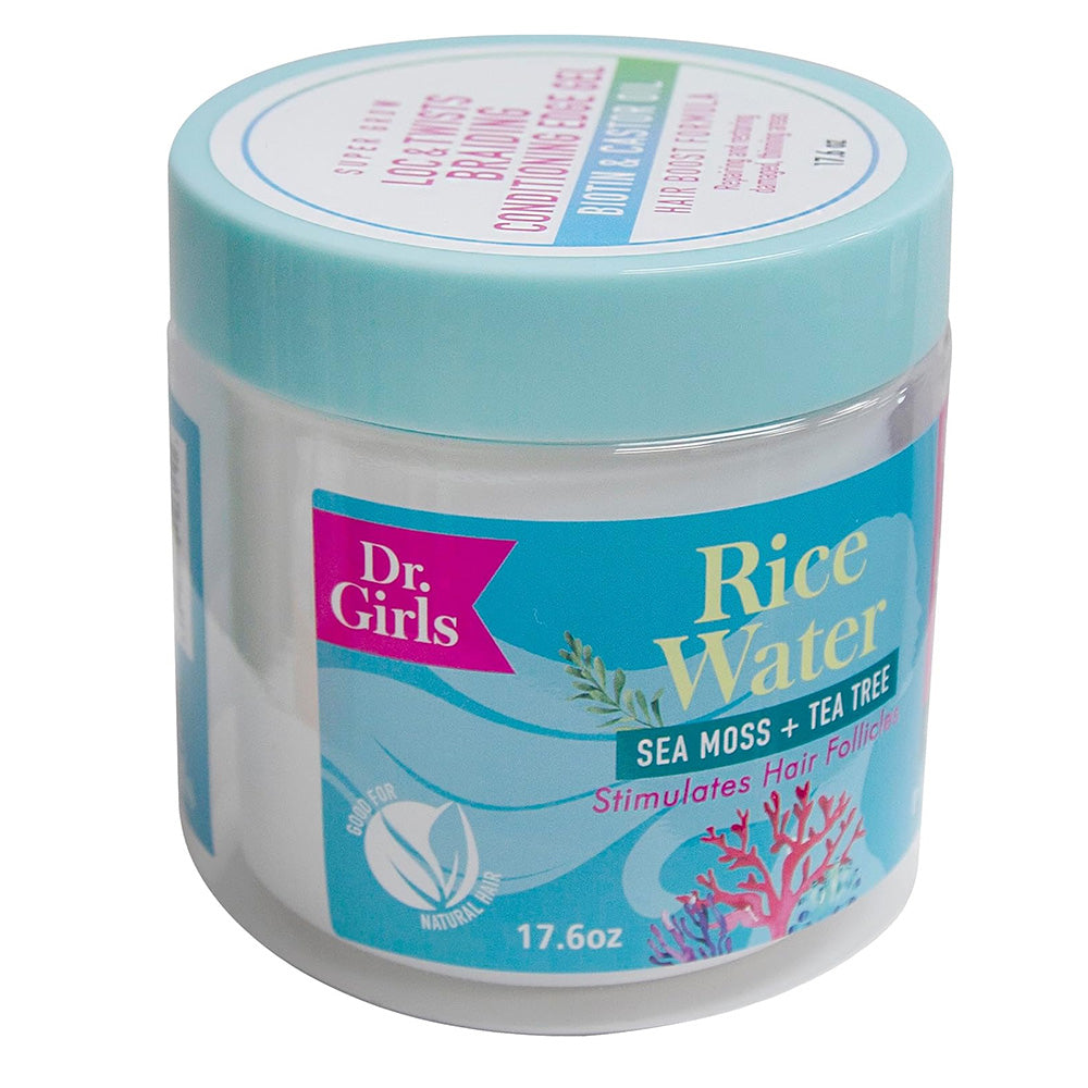 Dr Girls Braiding Conditioning Edge Gel Sea Moss and Tea Tree for Locs Twists and Braids 17.6Oz (500g)