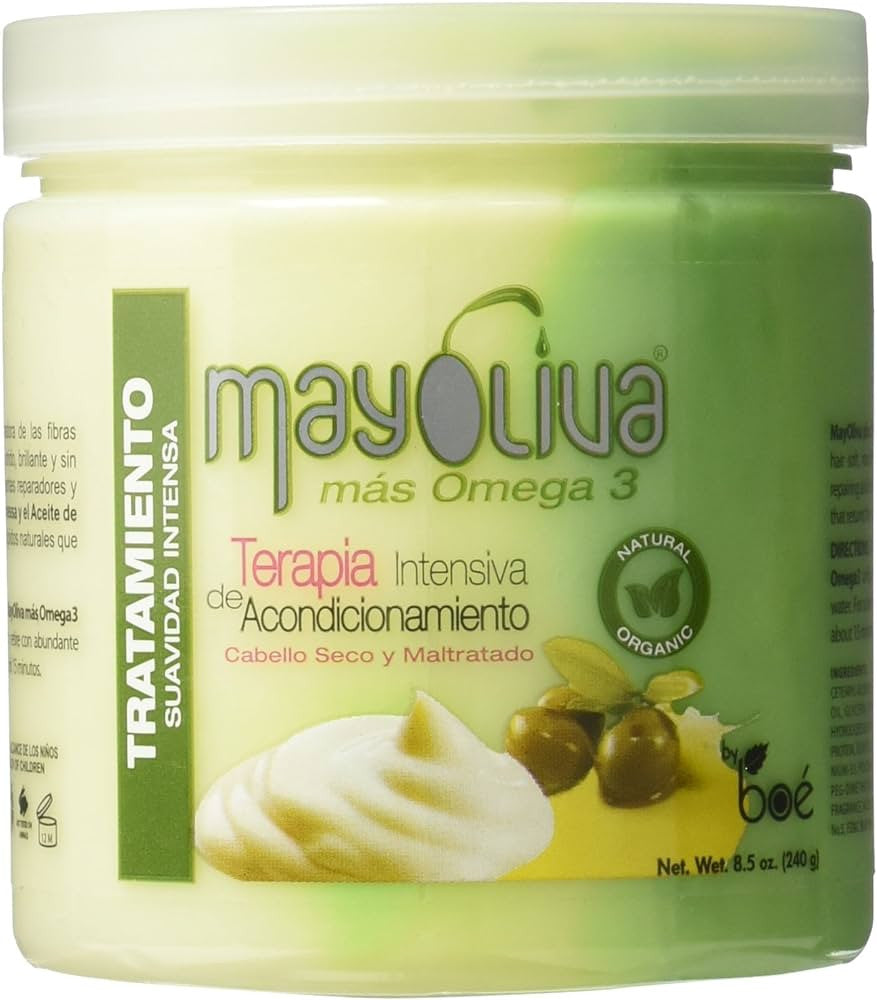 Boe Mayoliva Intensive Conditioning Therapy for Dry & Damaged Hair, 8.5 Oz