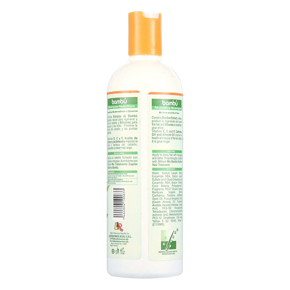 Silicon Mix Bambu Nutritive Shampoo Brittle and Dull Hair, 16 Oz