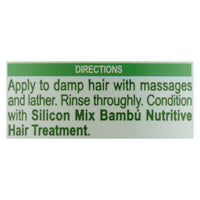 Silicon Mix Bambu Nutritive Shampoo Brittle and Dull Hair, 16 Oz