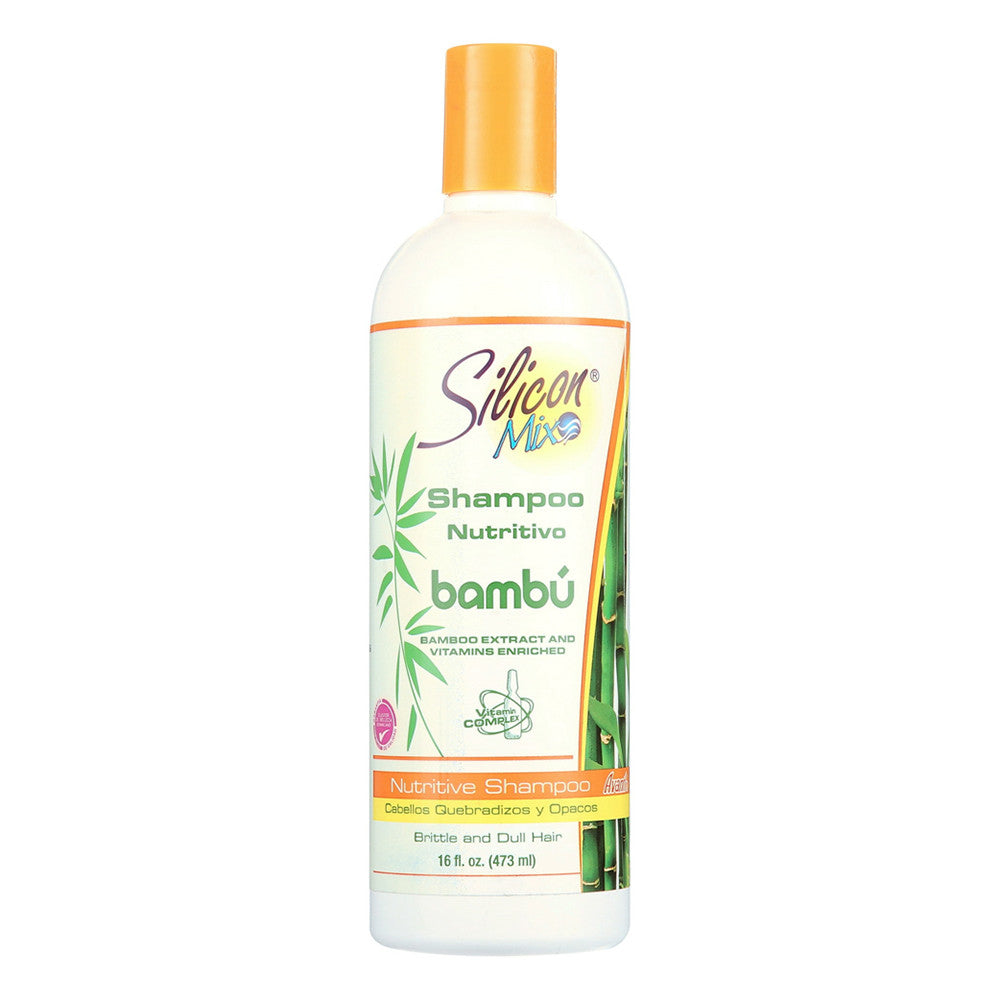 Silicon Mix Bambu Nutritive Shampoo Brittle and Dull Hair, 16 Oz