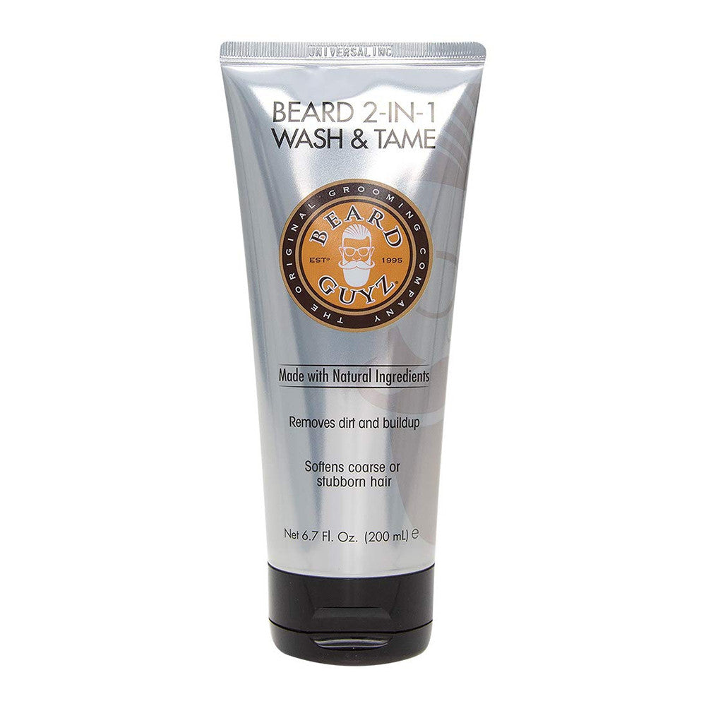Beard Guyz 2 In 1 Wash And Tame, 6.7 Oz