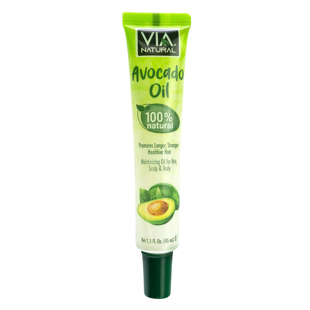 Via Natural Avocado Oil for Hair Scalp and Body 1.5Oz (45ml)