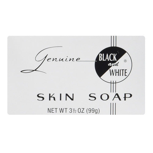Genuine Black And White Skin Body Bar Soap, 3.5 Oz