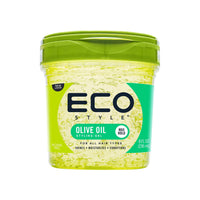 Eco Professional Olive Oil Styling Hair Gel, Maximum Hold For All Hair Types, 8 Oz