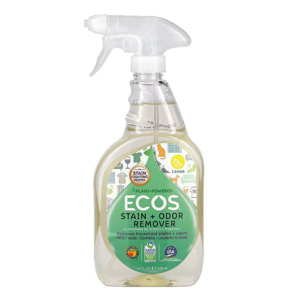 Earth Friendly Everyday Stain And Odor Remover, From Coconut Oil, 22 Oz