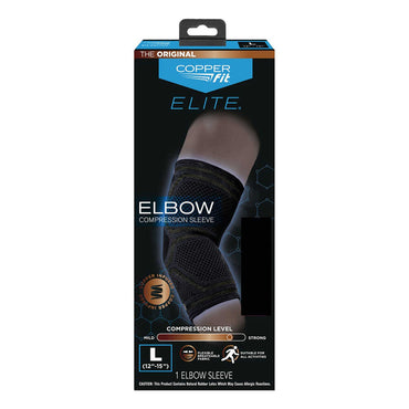 Copper Fit Elite Elbow Sleeve, Large, 1 Ea