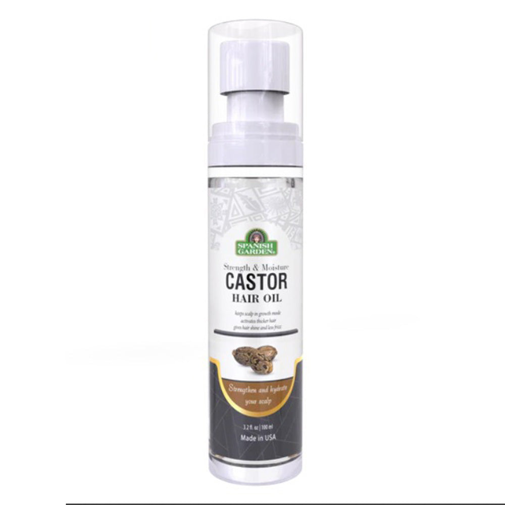 Spanish Garden Castor Hair Oil to Strengthen Hair 3.2Oz (100ml)