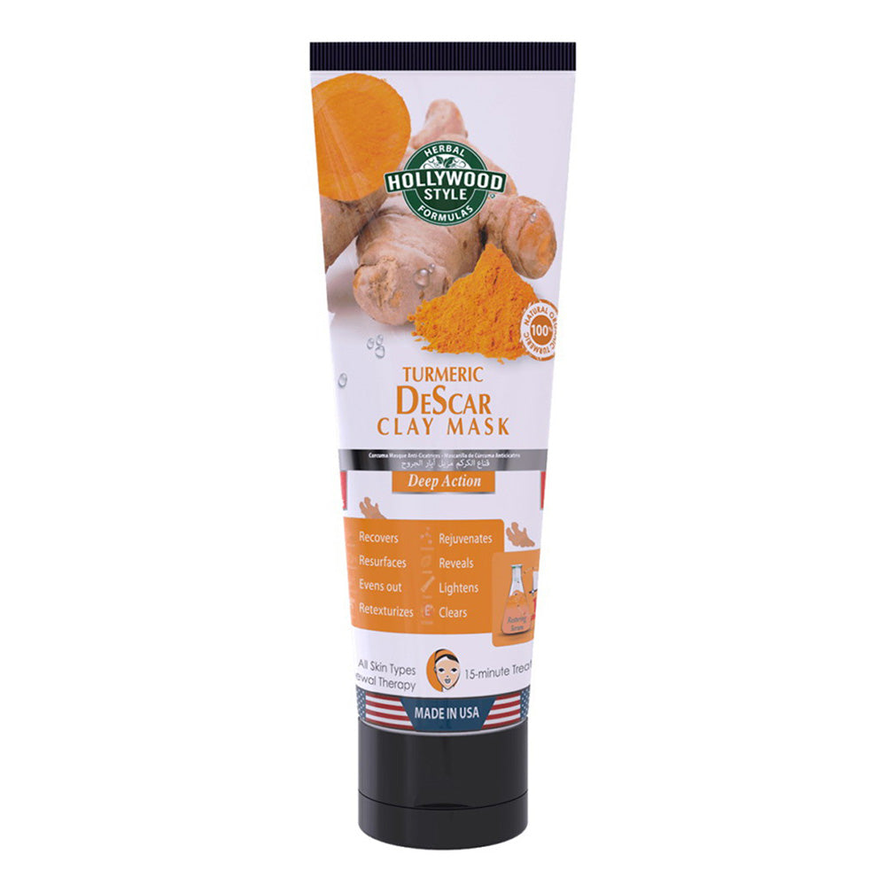 Hollywood Style Descar Clay Face Mask Scar Reducing and Skin Repair Treatment 3.2Oz (100ml)