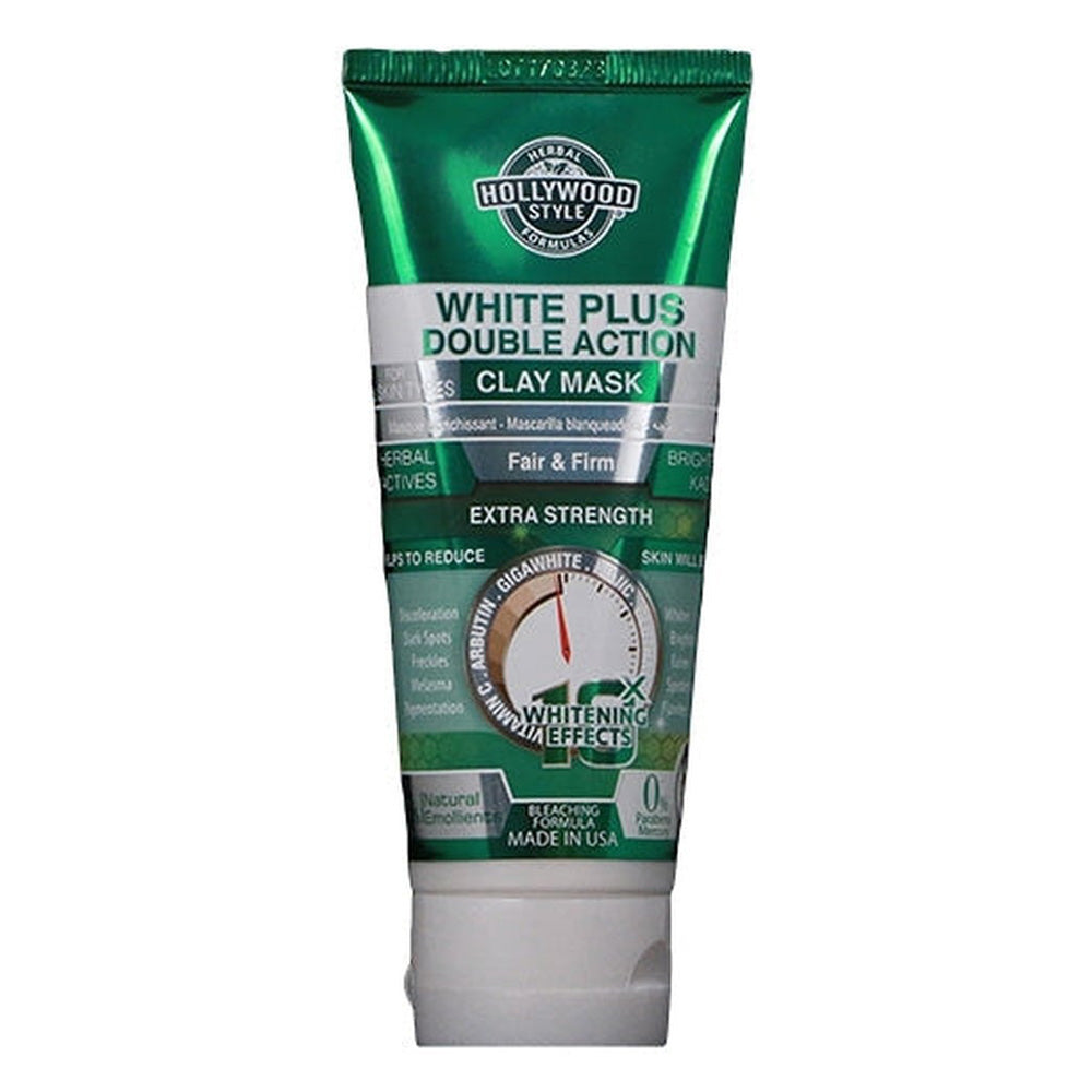 Hollywood Style White Plus Clay Face Mask Deep Cleansing and Oil Control 3.2Oz (100ml)