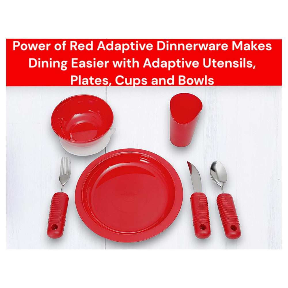 Essential Medical Everyday Essentials Supply Power of Red Utensil Set, 1 Ea