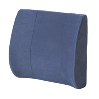 Essential Medical Supply Lumbar Back Support Cushion with Strap, Navy Color, 1 Ea